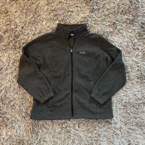 Gray Zip Up Jacket - Columbia